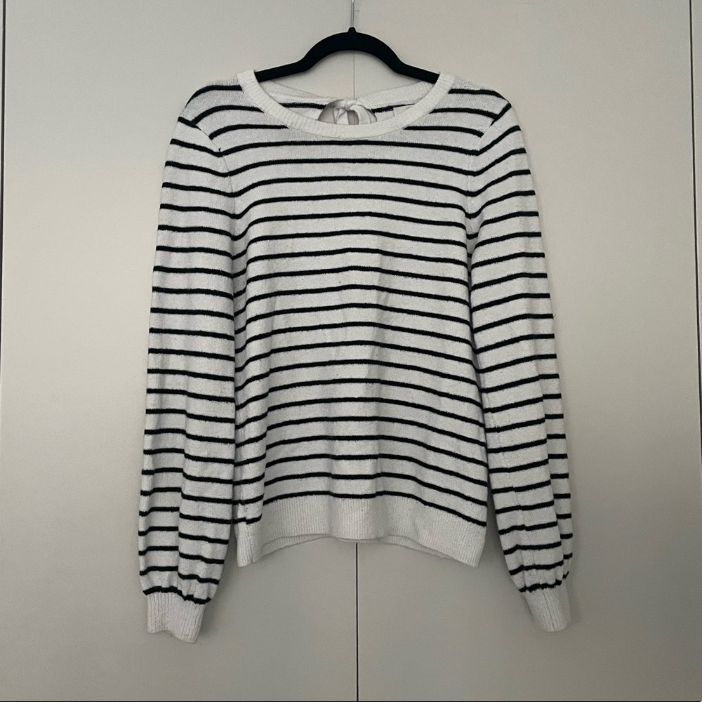 Lucky Brand tie back sweater
